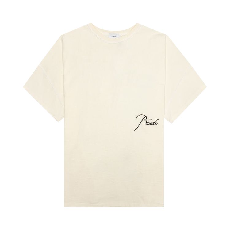 Rhude Reverse Tee Vintage White