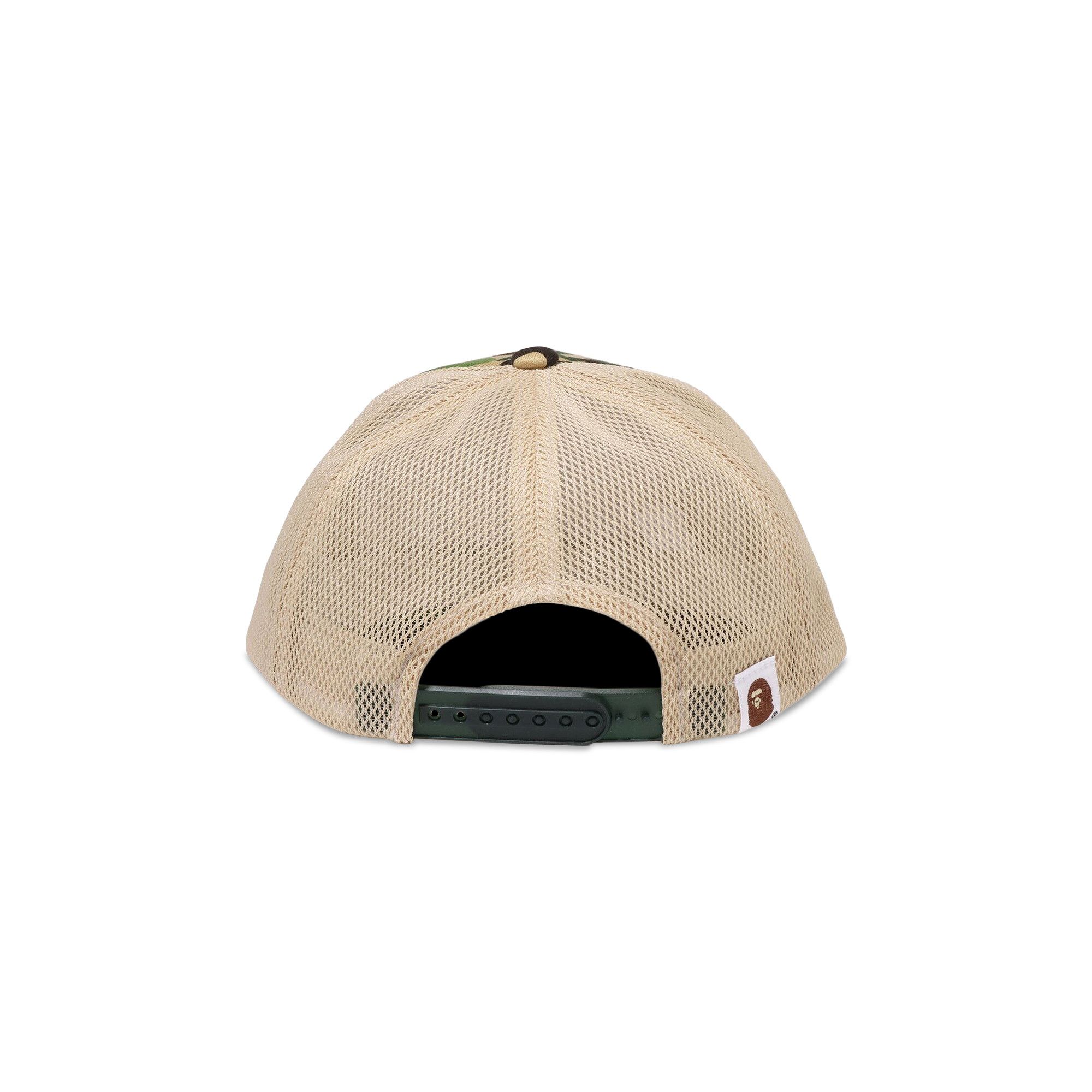 競売 - 'Green' Cap Mesh Face Ape Camo ABC BAPE Buy 1J30 012 180 帽子