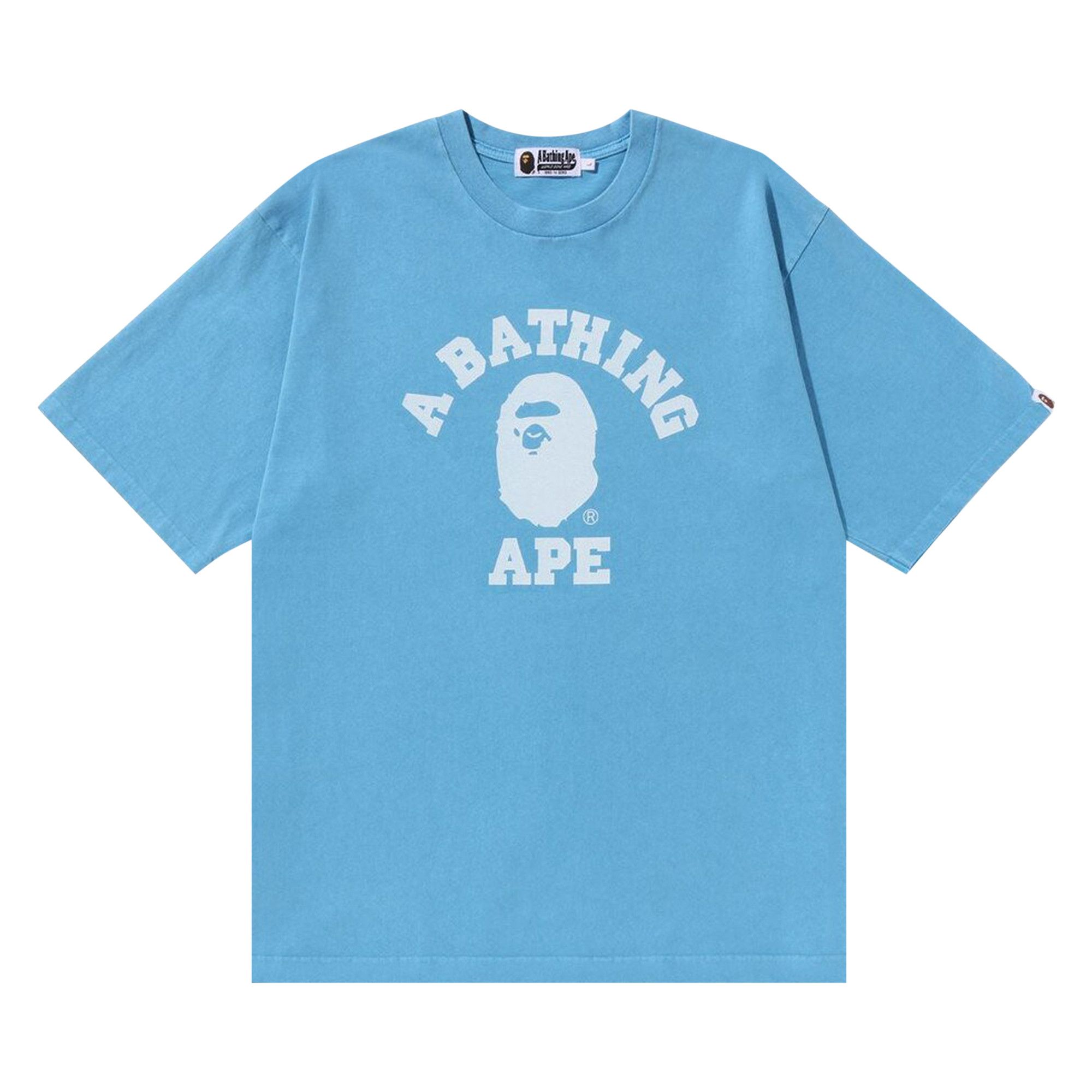 Blue a bathing ape shirt outlet