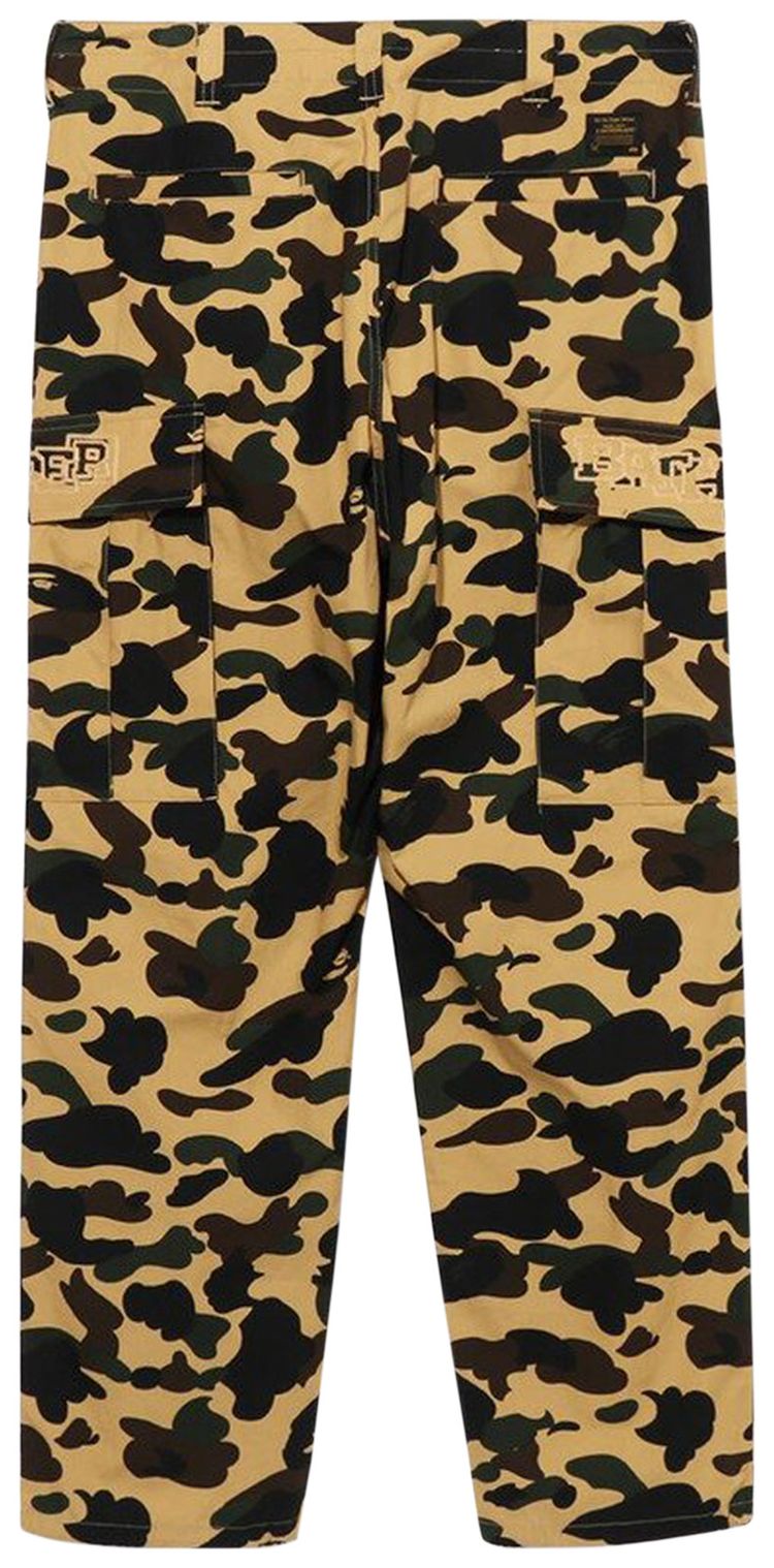 BAPE 1st Camo 6 Pocket Pants Yellow