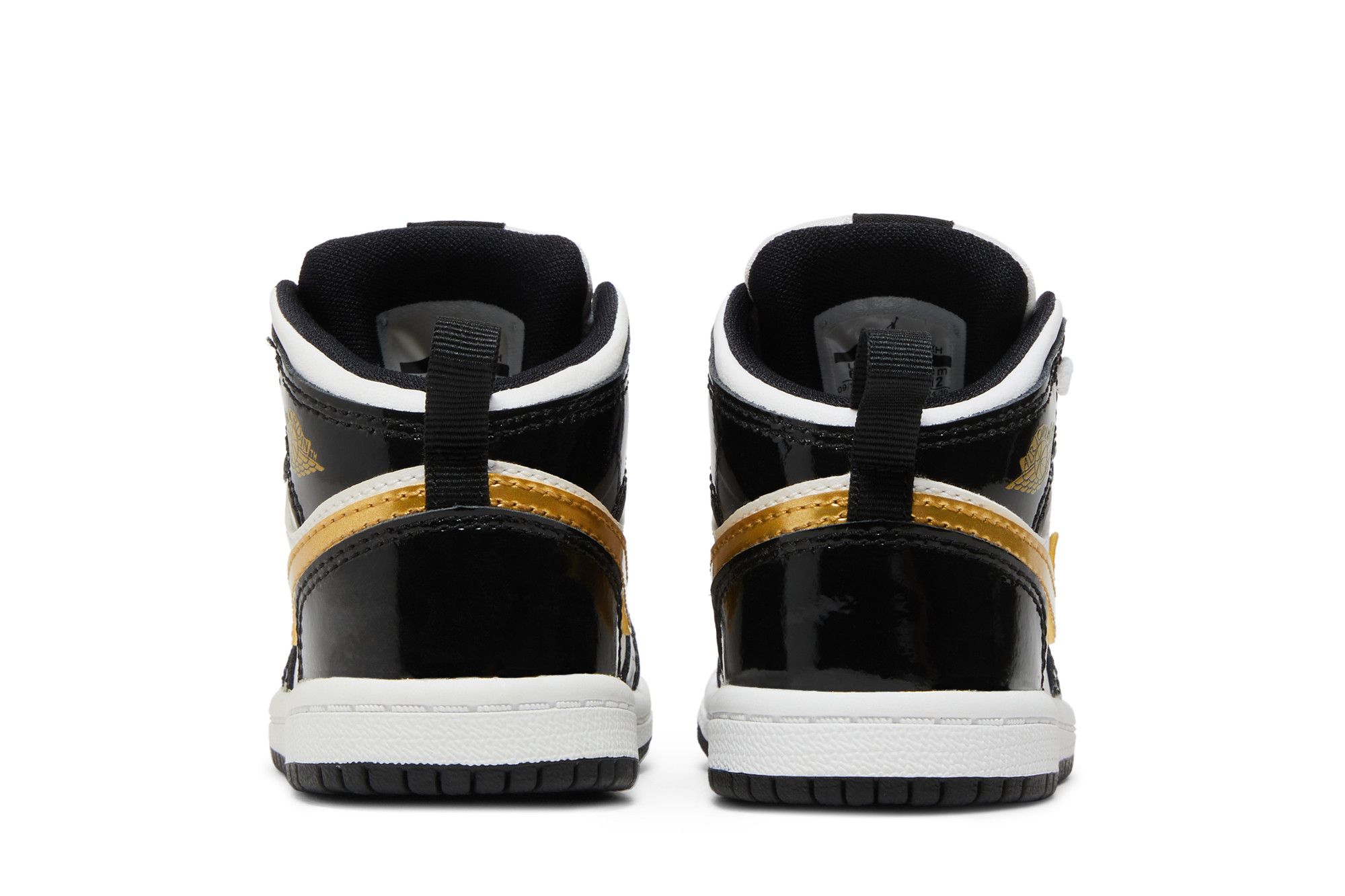 Buy Air Jordan 1 Mid Patent SE TD 'Black Gold' - BQ6933 007
