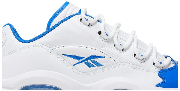 Reebok Question Low White Electric Cobalt