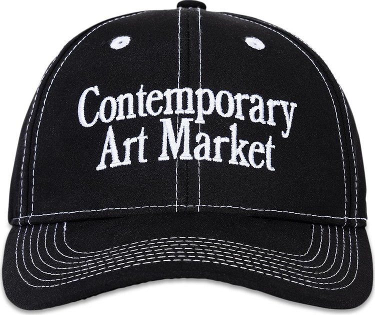 Market Contemporary Art Market Contrast 6 Panel Hat 'Black'