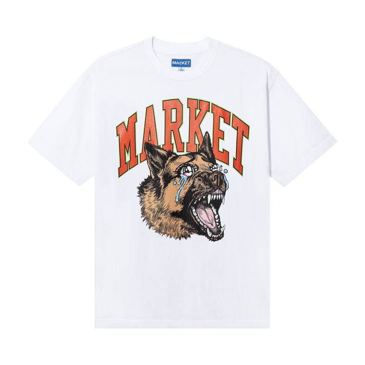 Market Beware Crying T Shirt White