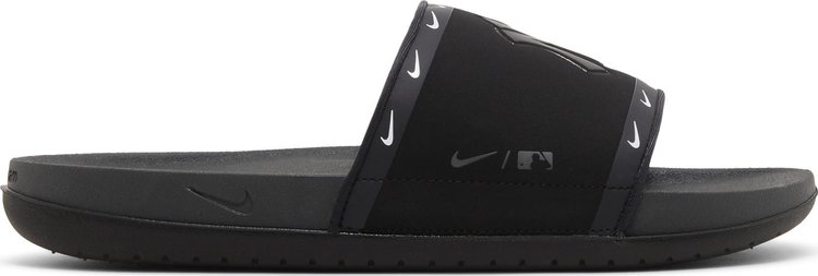 Nike Men's Offcourt (MLB New York Yankees) Slides in Black, Size: 9 | DH7001-001