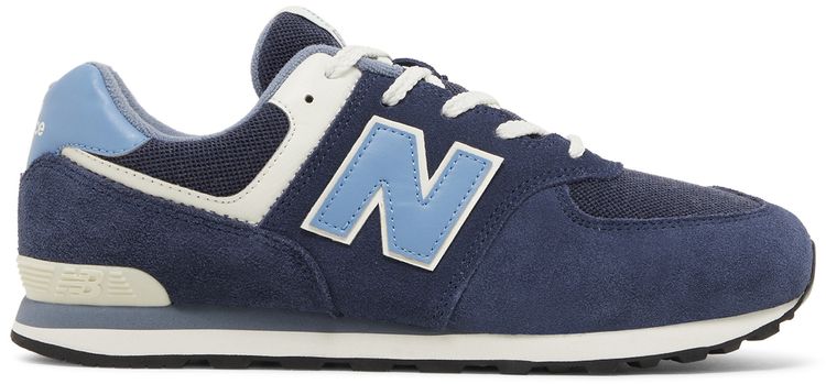 New Balance 574 Big Kid Wide Navy Heritage Blue