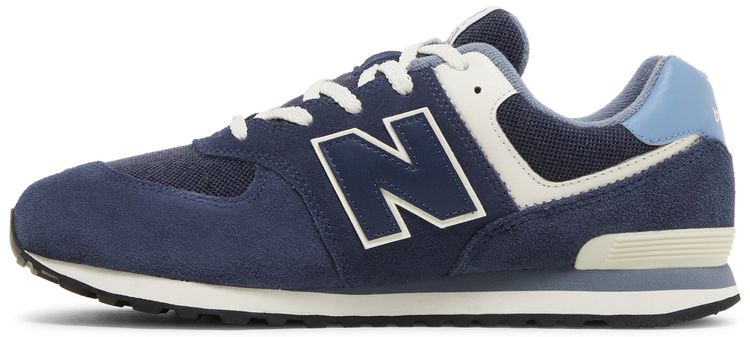 New Balance 574 Big Kid Wide Navy Heritage Blue