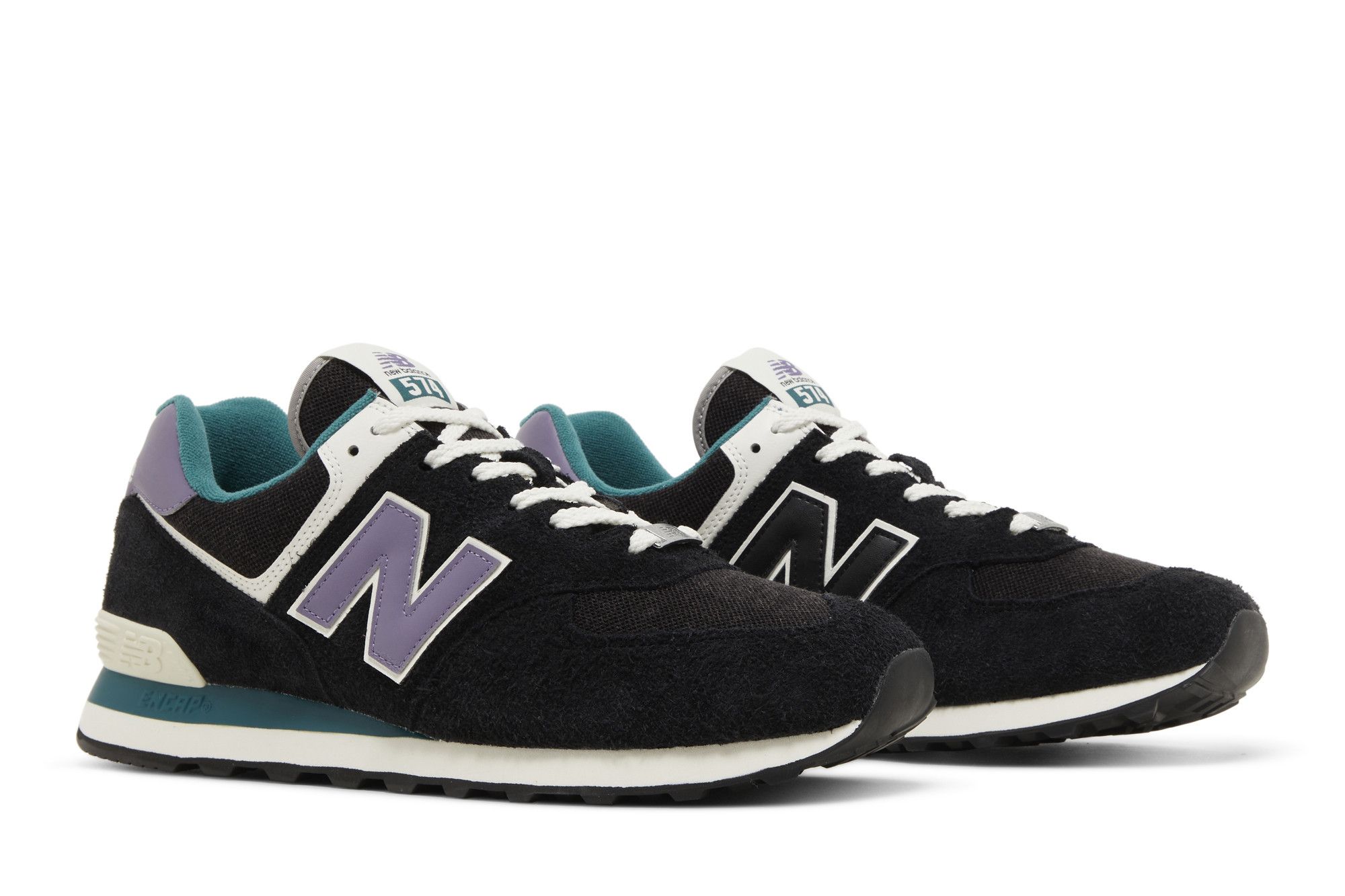 スニーカー New Balance 574 Black Purple Orange Blue New Balance 574 Black Purple Orange Blue Standard (D) US M