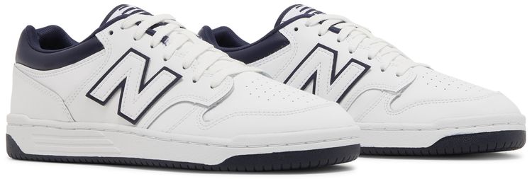New Balance 480 White Navy