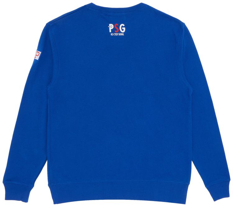 Paris Saint Germain x Over The Pitch Classic PSG Sweatshirt Blue