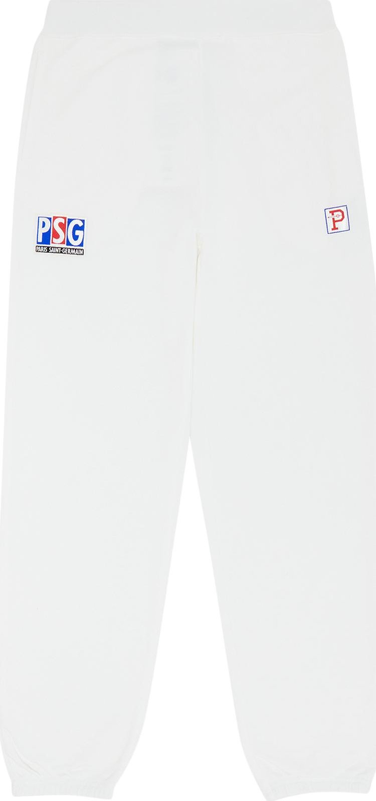 Paris Saint-Germain x Over The Pitch Classic Emblem Patch Sweatpants 'White'
