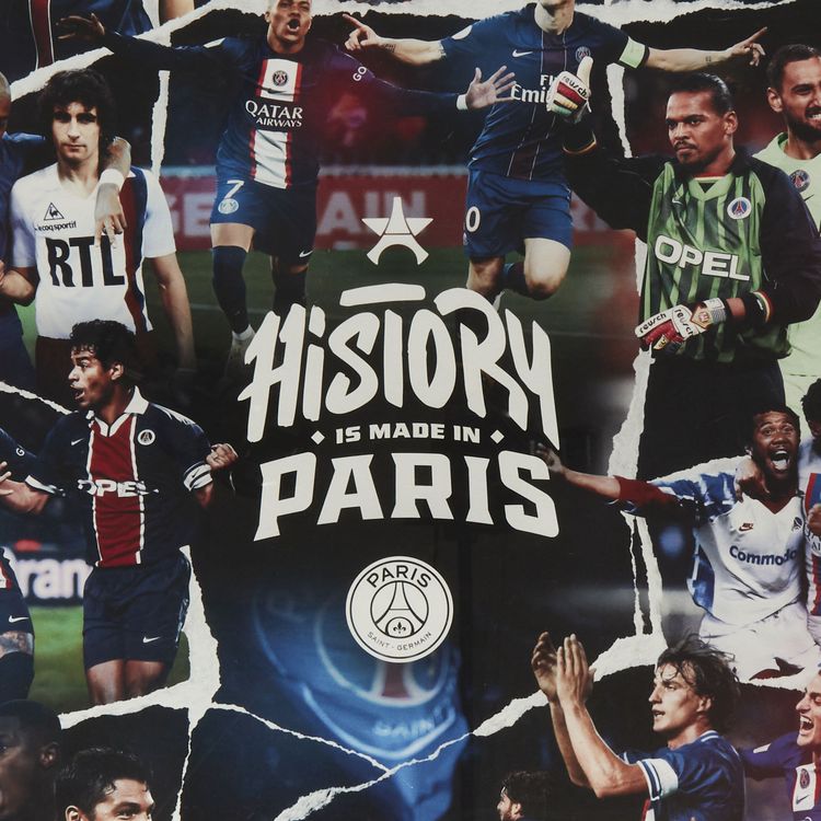 Paris Saint Germain x Club Legacyz History Is Made In Paris Artwork Multicolor