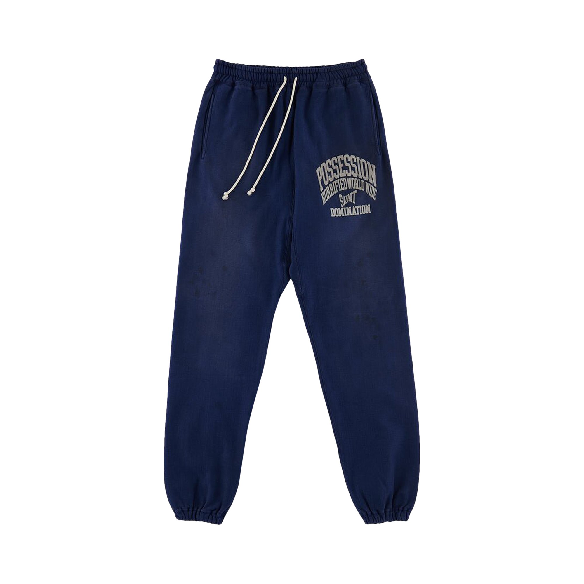 Buy Saint Michael Possession Sweatpants 'Navy' - SM A22 0000 032
