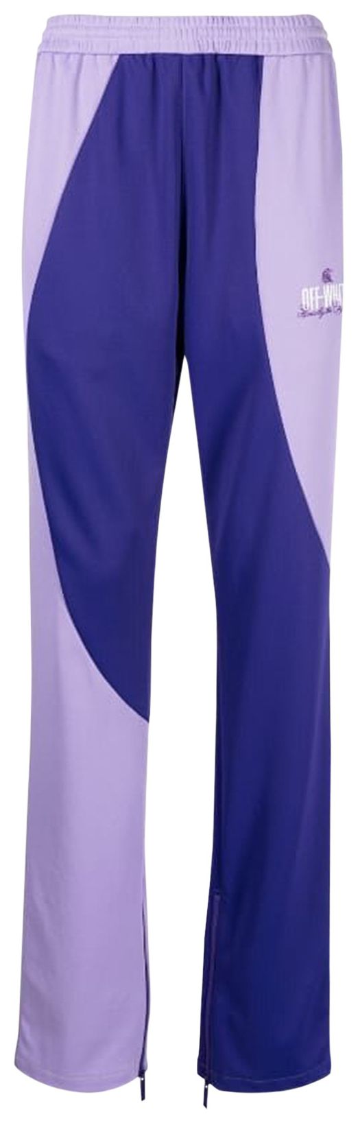 Off White Organic Block Trackpant Dusty Purple