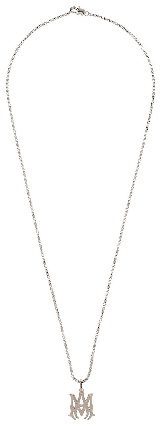 Amiri MA Necklace Nickel