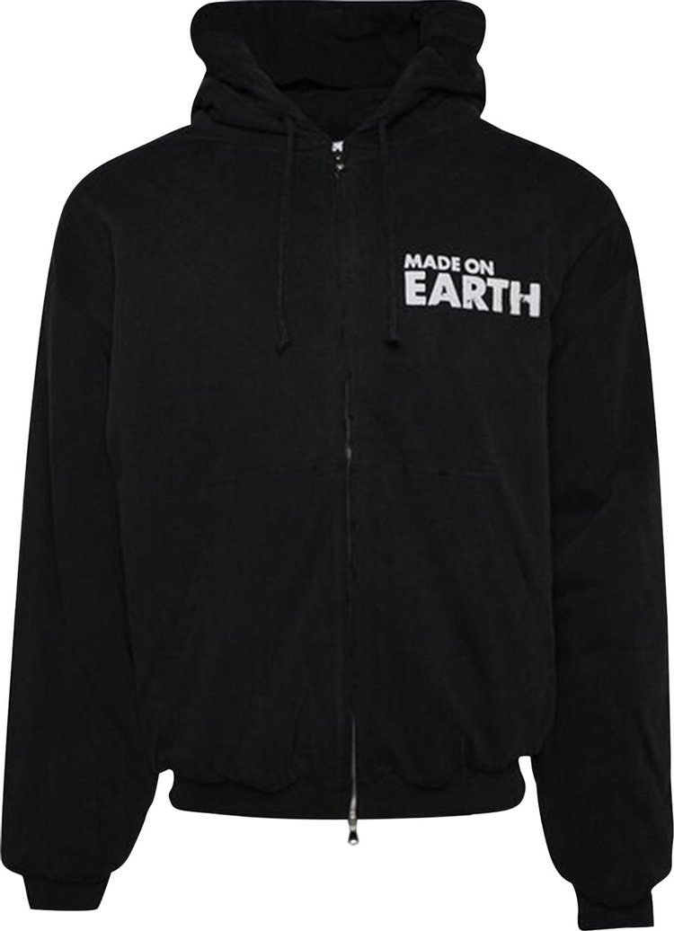 Vetements Made On Earth Jersey Bomber 'Faded Black'