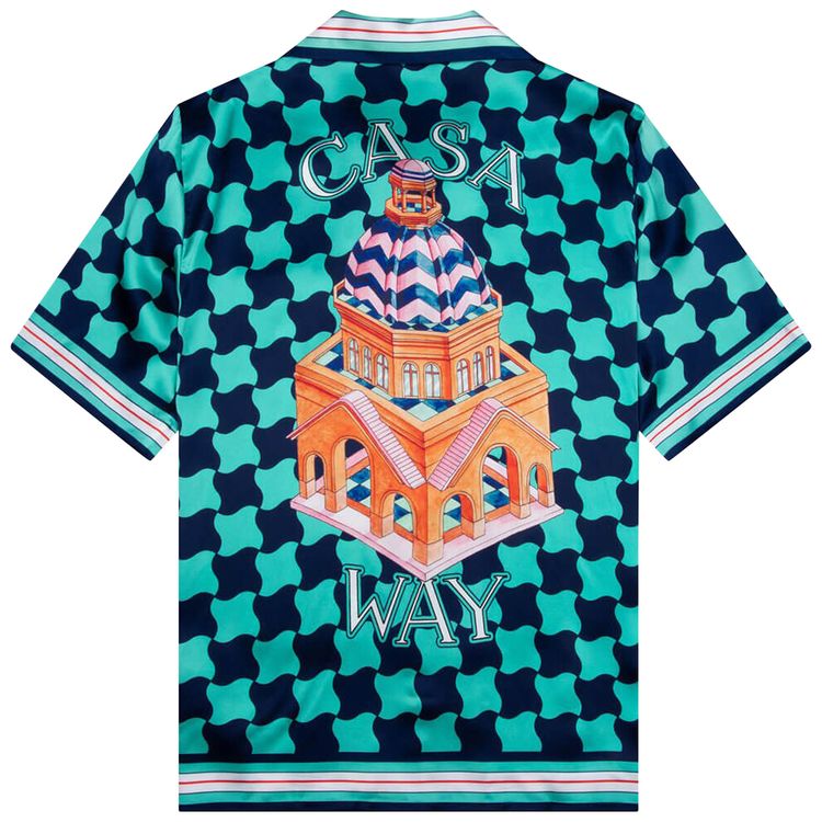 Casablanca Cuban Collar Shirt Multicolor