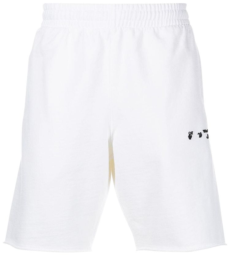 Off White OW Logo Sweatshort White