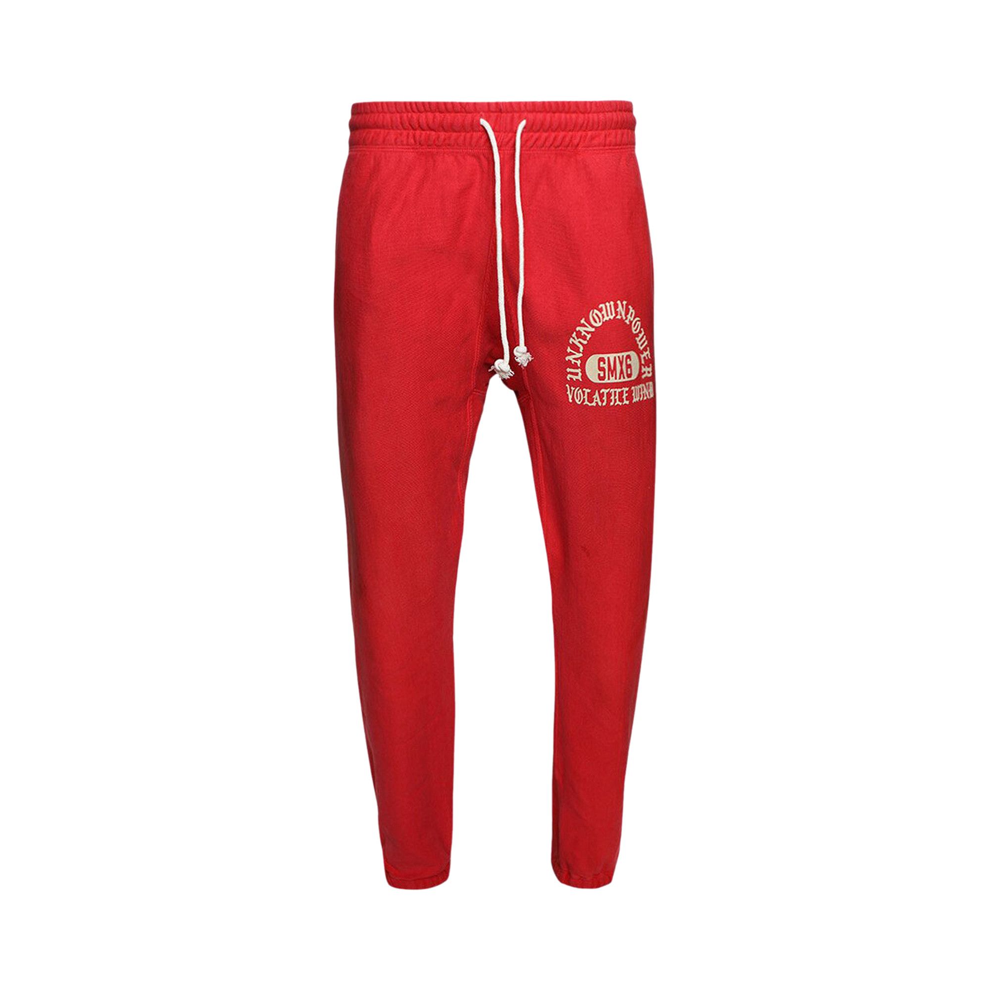 Buy Saint Michael Unknown Sweatpant Red SM S23 0000 051 GOAT UK