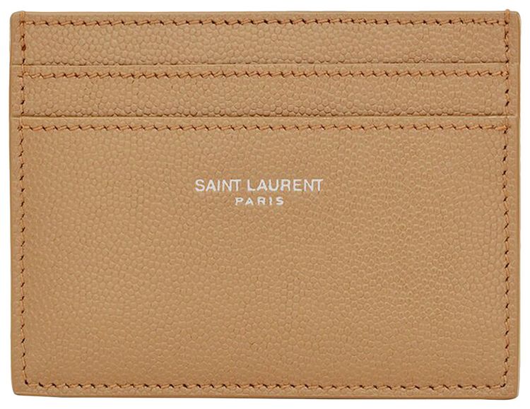 Saint Laurent Credit Card Case Sea Salt