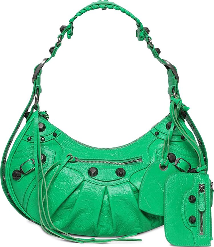 Balenciaga Le Cagole Small Shoulder Bag 'Vivid Green'
