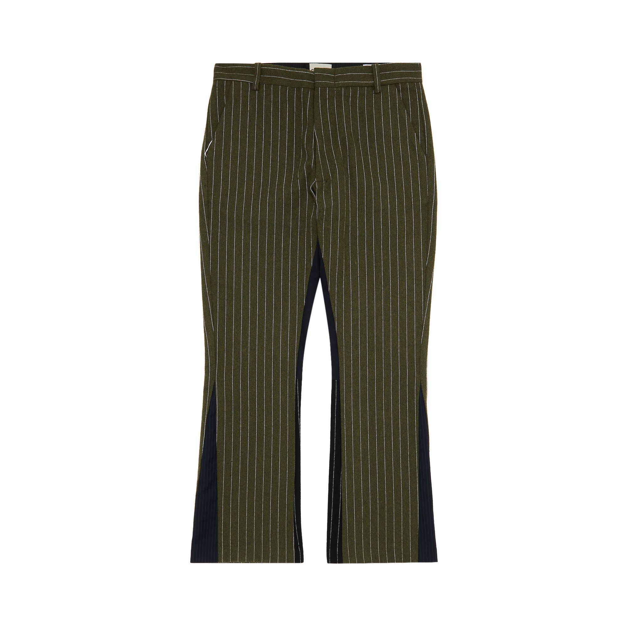 Gallery Dept. Pinstripe Carpenter Pants Olive