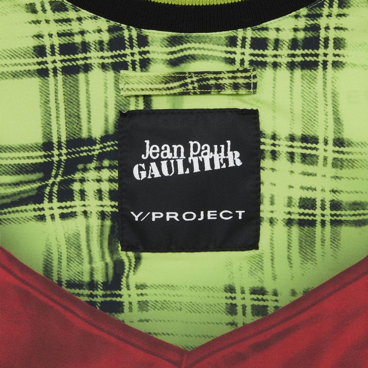 YProject x Jean Paul Gaultier Trompe lil Lingerie Tank Top RedGreen