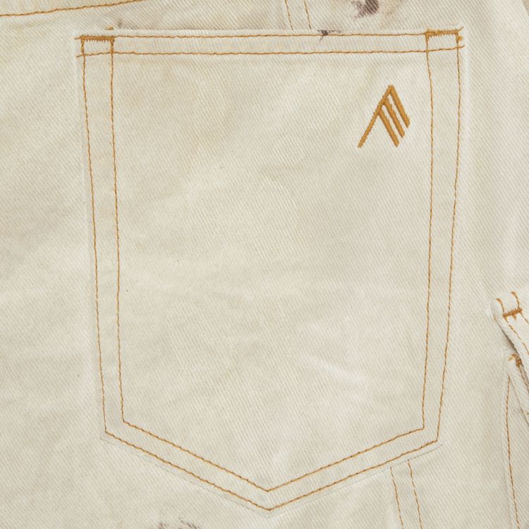 The Attico Fern Long Pants Natrual Marble