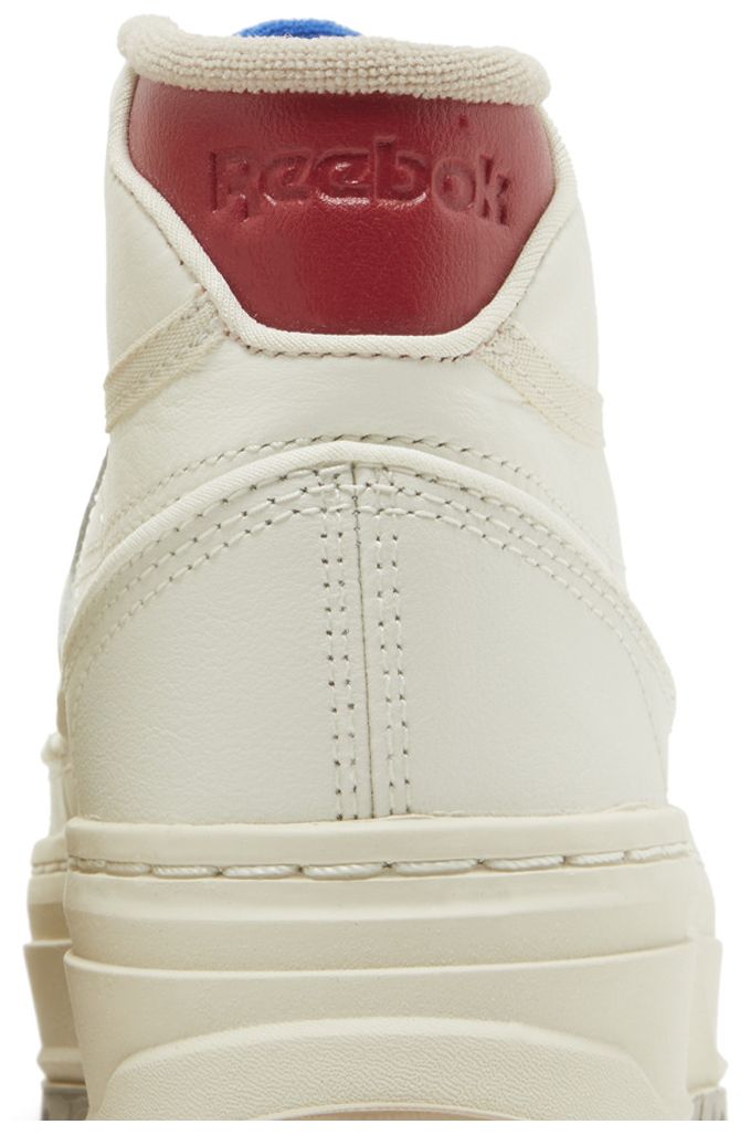 Reebok Wmns Club C Geo Mid Chalk Flash Red