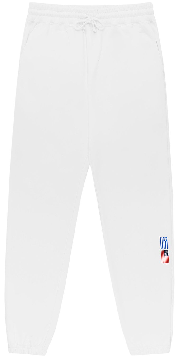 Aime Leon Dore 38 GS Offshore Sweatpants White