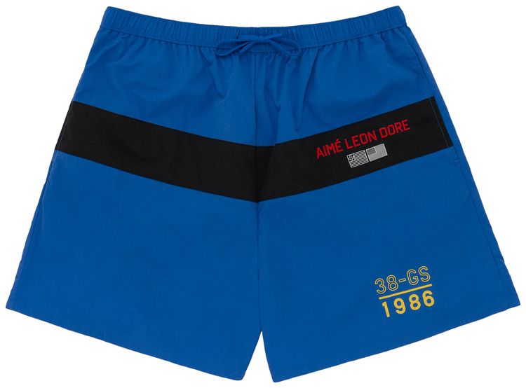 Aime Leon Dore 38 GS Offshore Paneled Short Royal Blue