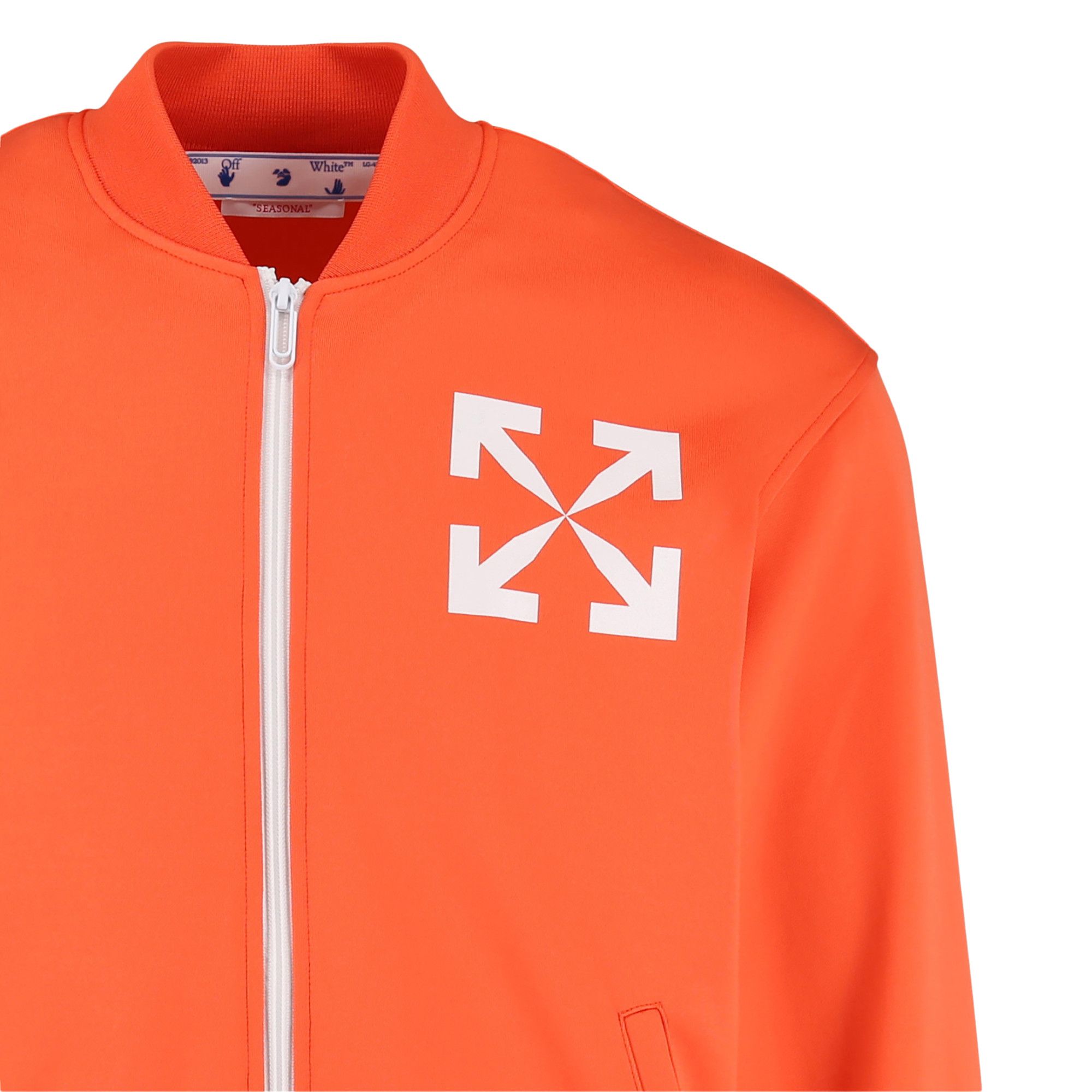 Orange off white jacket hotsell