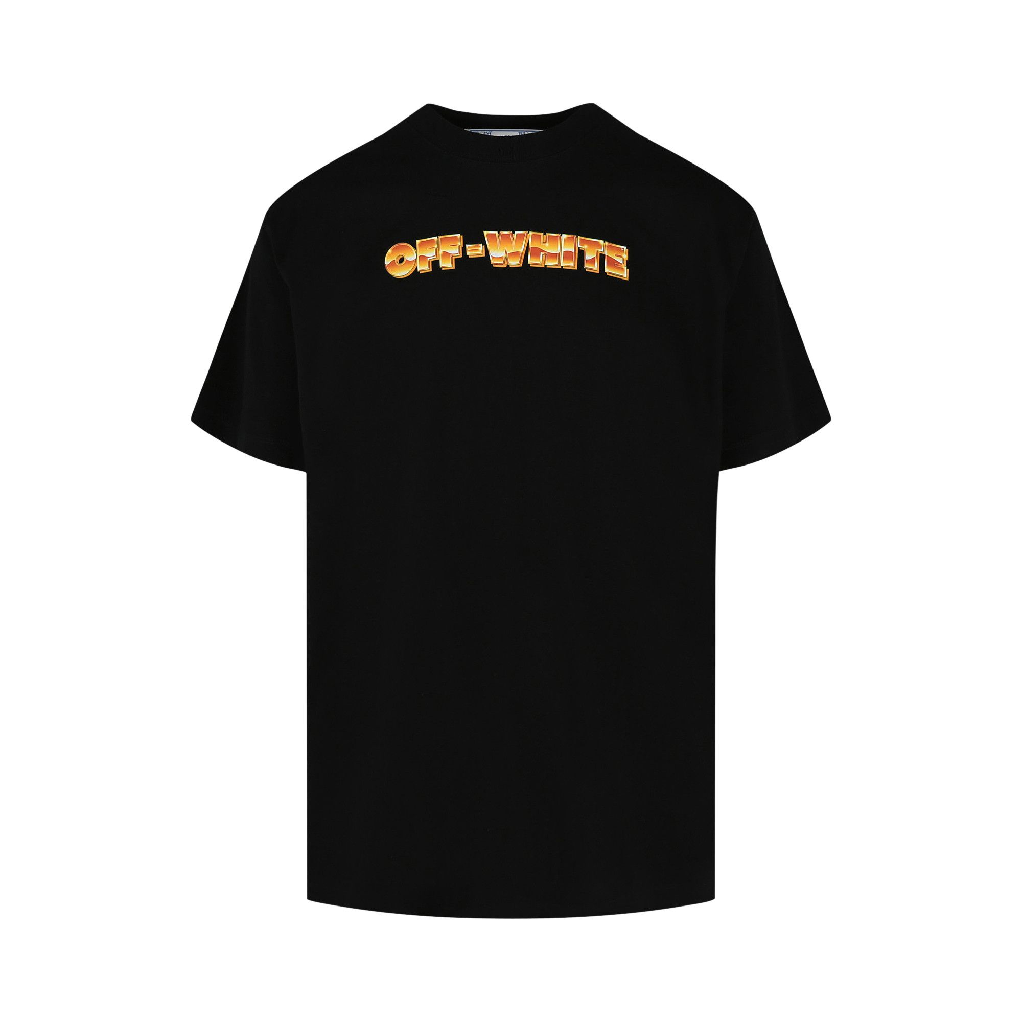 Black and orange hot sale off white shirt