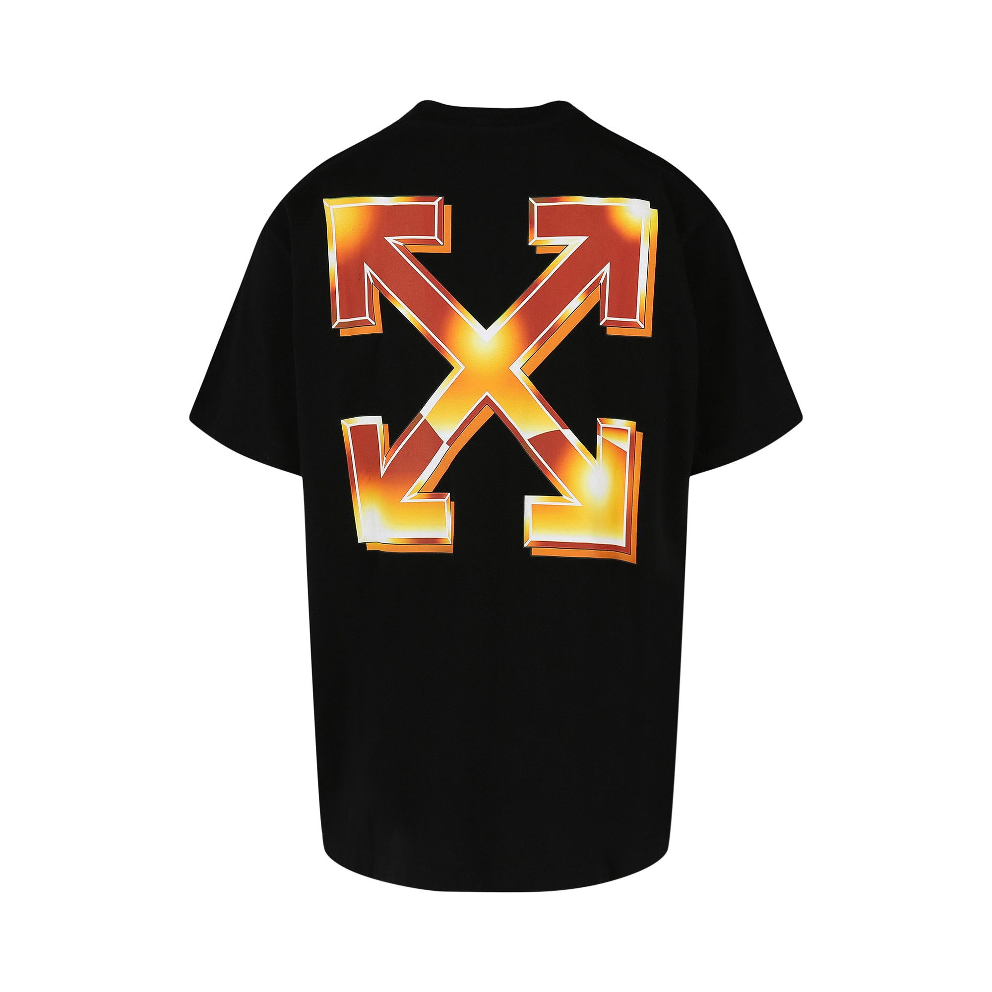 Size xxs Off White Arrows Print Crewneck Tee Black Orange