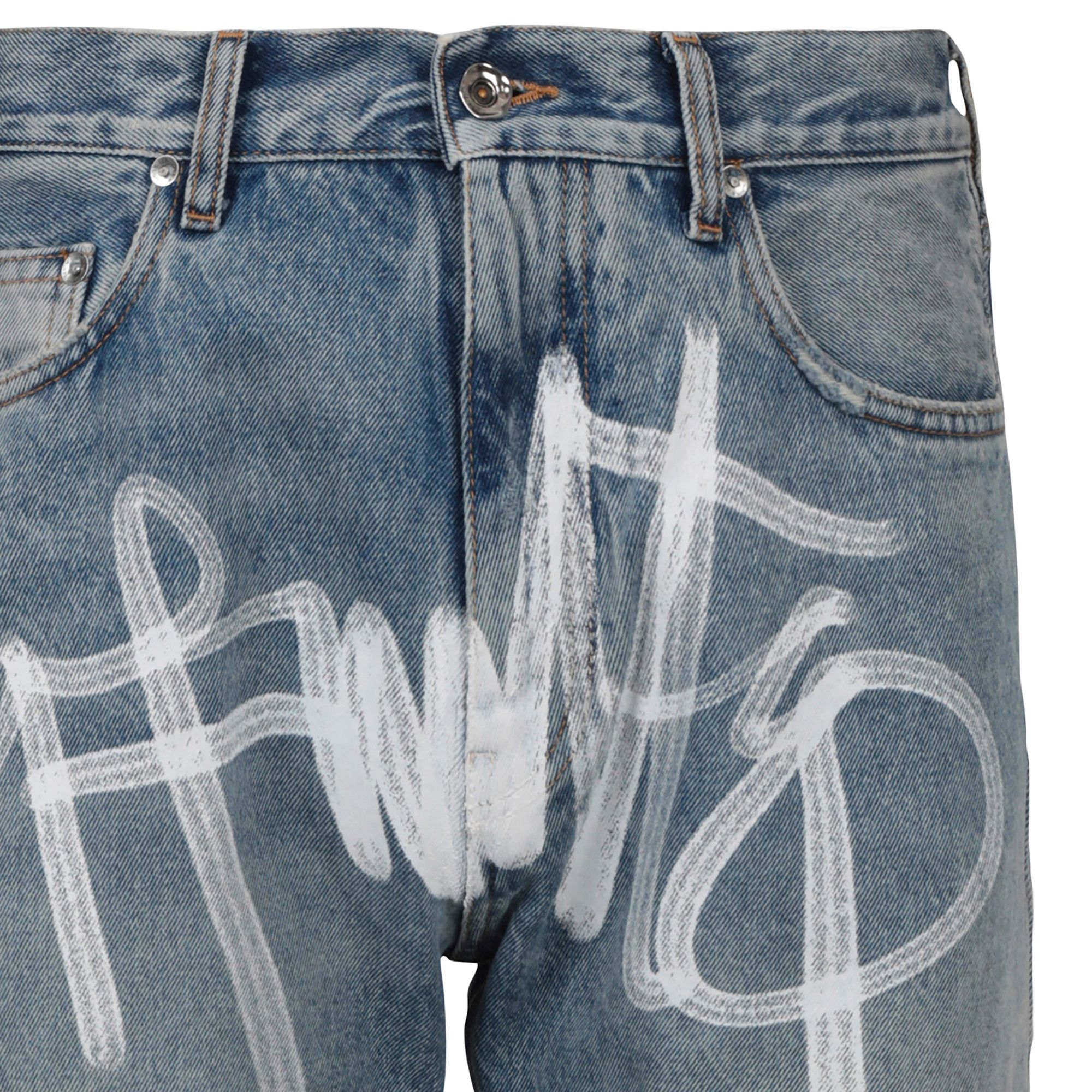 Buy Off-White Graffiti Skate Fit Jeans 'Vintage Blue