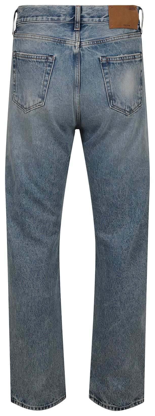 Off White Graffiti Skate Fit Jeans Vintage Blue