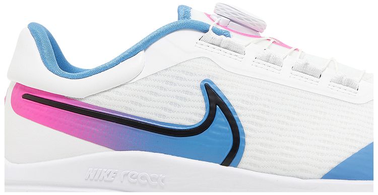 Nike Air Zoom Infinity Tour NEXT Boa Wide White Aurora Blue Pink Blast
