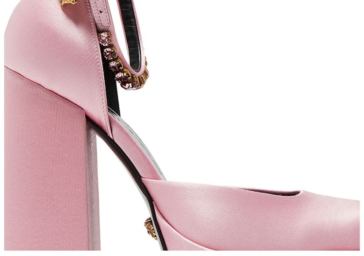 Versace Wmns Medusa Aevitas Platform Pumps Pink