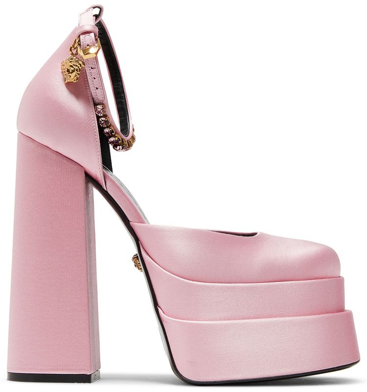 Versace Wmns Medusa Aevitas Platform Pumps Pink