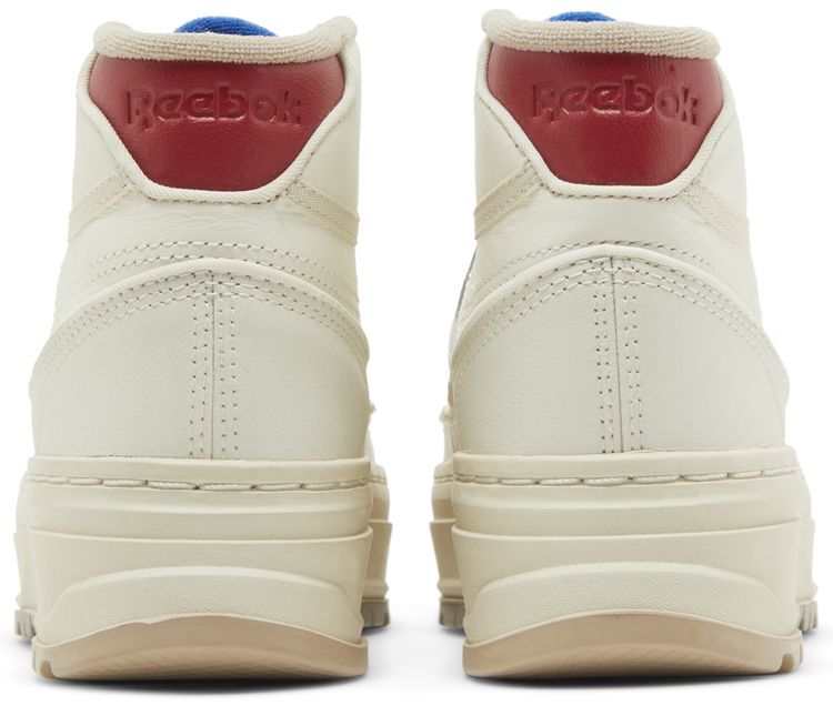 Reebok Wmns Club C Geo Mid Chalk Flash Red