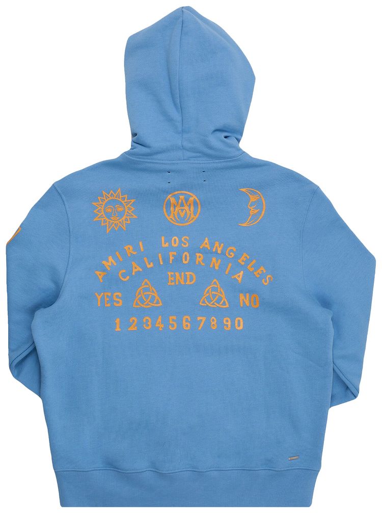 Amiri Ouija Board Hoodie Carolina Blue
