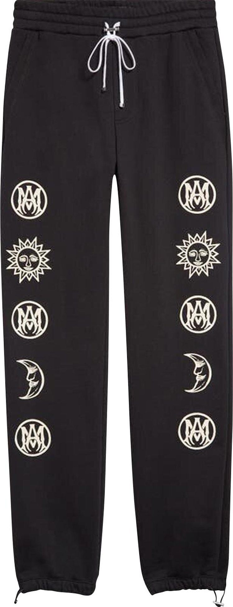 Buy Amiri Ouija Board Sweatpants 'Black' - PS23MJG019 001 BLAC | GOAT