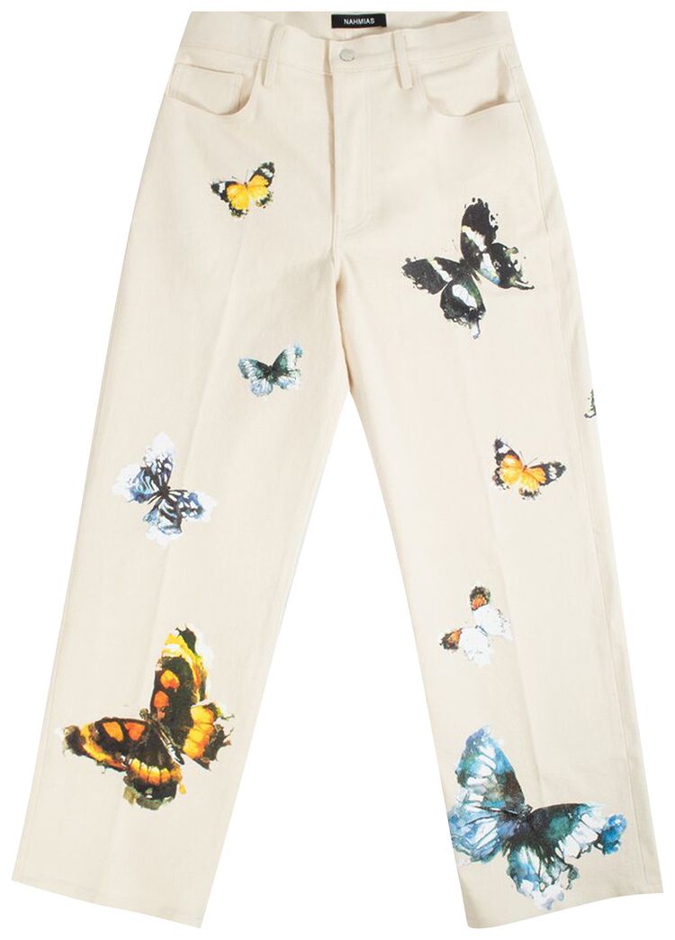 Nahmias Butterfly Baggy Jeans Sand