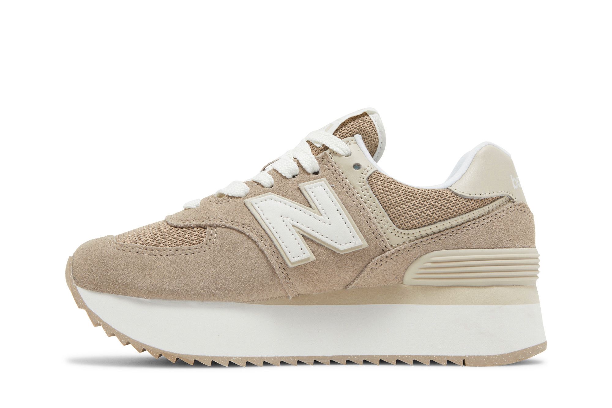 Buy New Balance Wmns 574+ 'Driftwood Timberwolf' - WL574ZSM | GOAT