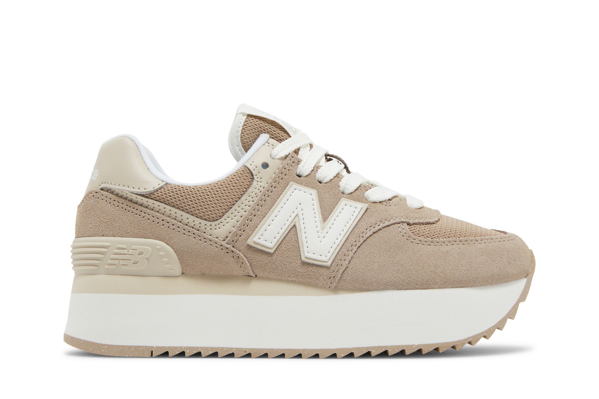 Buy New Balance Wmns 574+ 'Driftwood Timberwolf' - WL574ZSM | GOAT