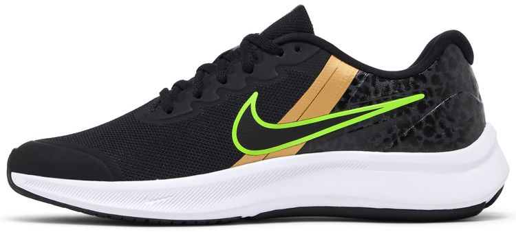Nike Star Runner 3 RW GS Black Action Green