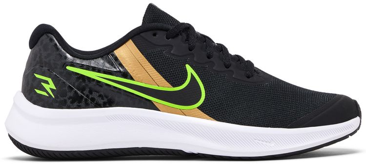 Nike Star Runner 3 RW GS Black Action Green