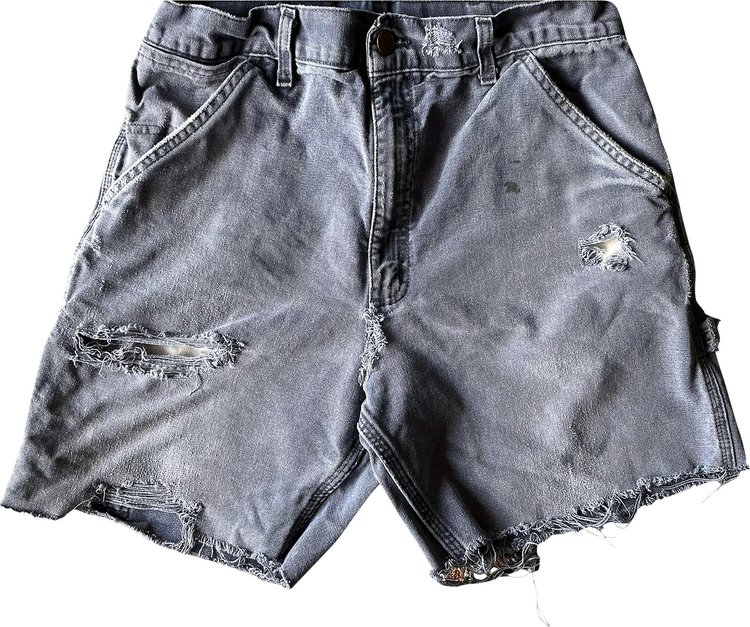 Buy Vintage Carhartt Cut Off Shorts 'Slate' - 7325 119900202COS SLAT | GOAT