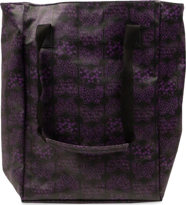 Needles PVC Papillon Tote Bag 'Black/Purple'