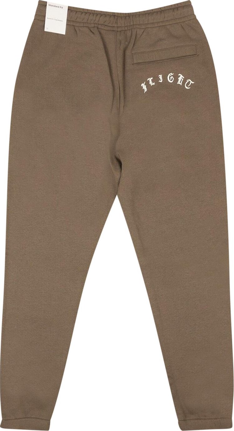 Air Jordan x Umar Rashid Fleece Logo Pants Brown